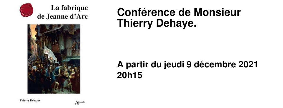 Conf�rence de Monsieur Thierry Dehaye.