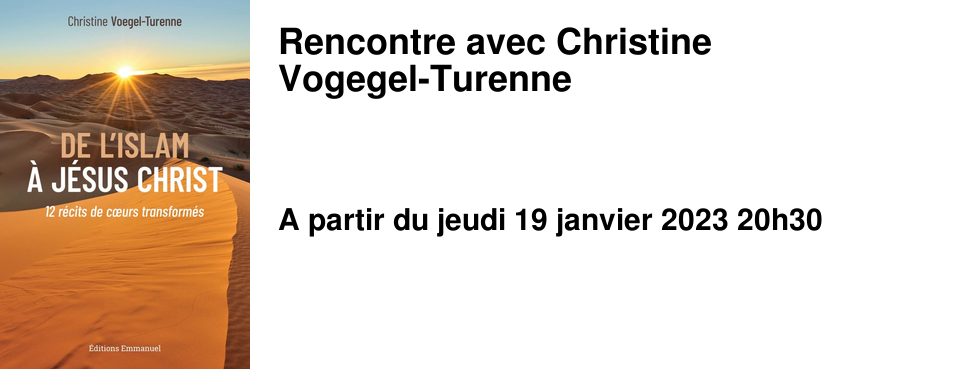 Rencontre avec Christine Vogegel-Turenne