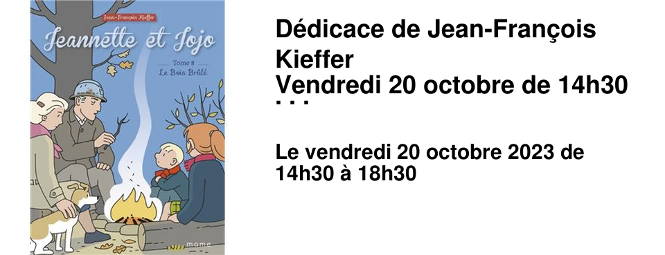 D�dicace de Jean-Fran�ois Kieffer Vendredi 20 octobre de 14h30 � 18h30 � la librairie Silo�